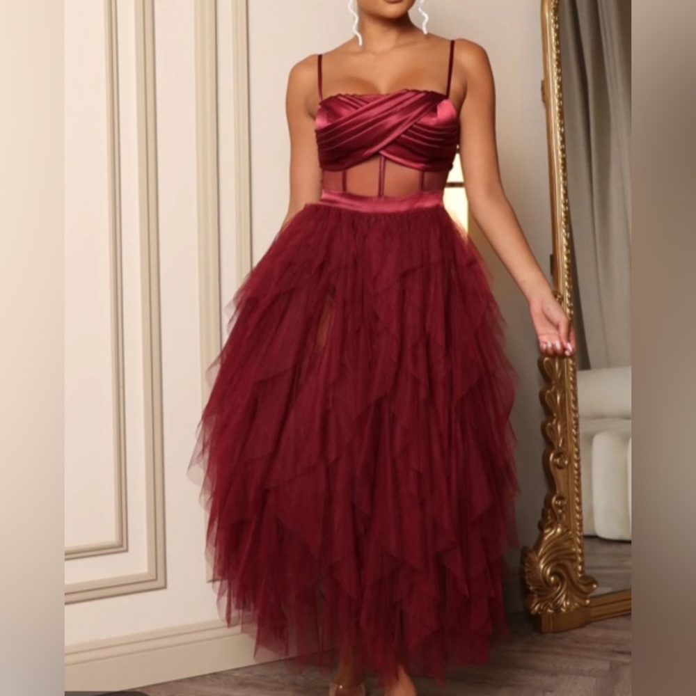 Dream Of Me Tulle Maxi Dress